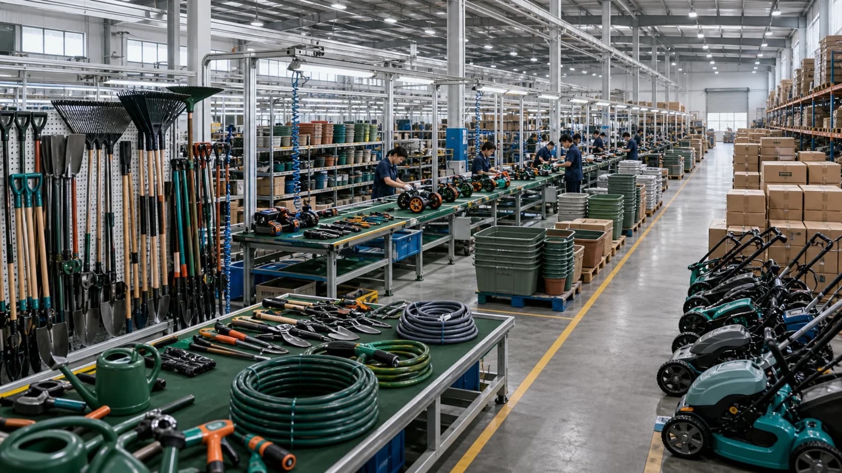 Quanzhou Garden Supplies industrial cluster background