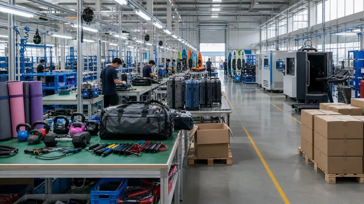 Fuzhou Sports and Outdoor Leisure Products industrial cluster background