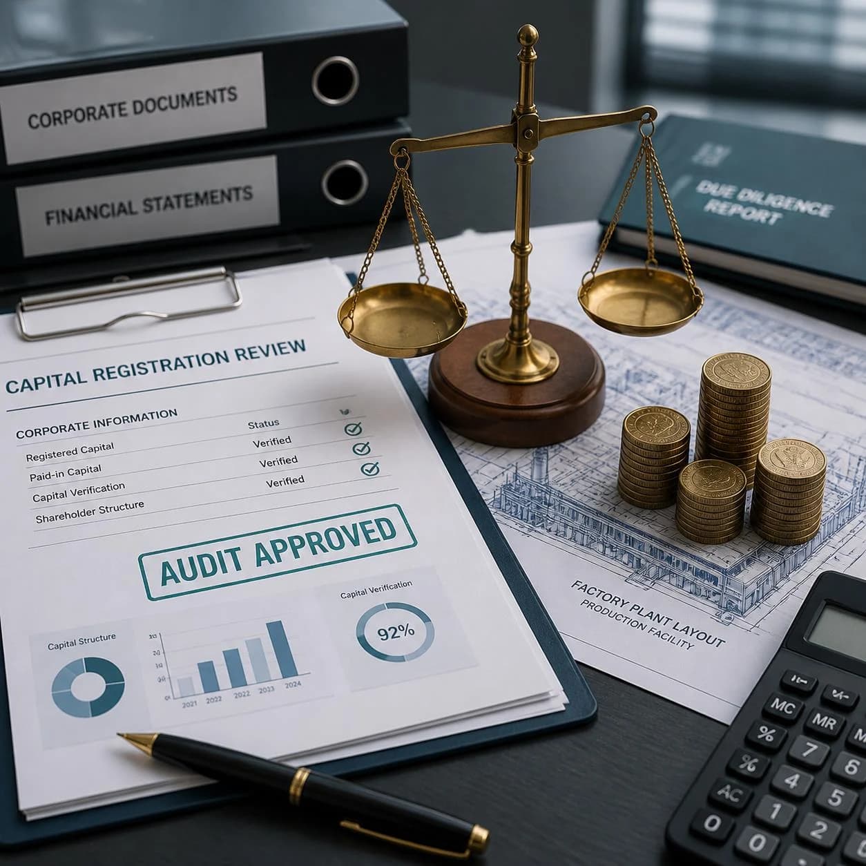 Capital registration diagnostic visual